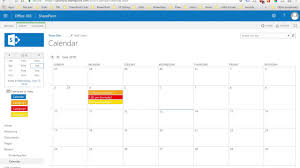 customize sharepoint calendar colors
