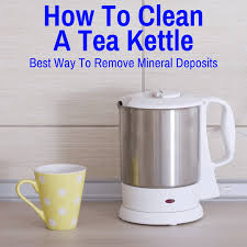 how to clean a tea kettle best way to