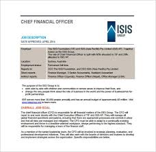 If you are a job seeker looking for a chief financial officer position, use our sample job description below to see what job skills and experiences employers are seeking. Cfo Job Description Template 9 Free Word Pdf Format Download Free Premium Templates
