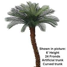 uv proof outdoor artificial cycas palm