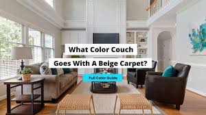 color couch goes with a beige carpet