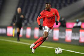 Nuno tavares (right) in action for benfica against arsenal in february during their europa league second leg. Nuno Tavares At Arsenal Contract Details Wages Injury History