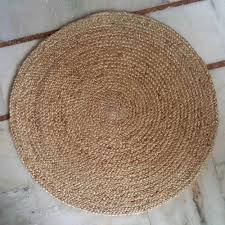 sge jute braided round rug at rs 350