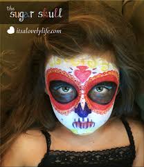 easy halloween costume the sugar skull