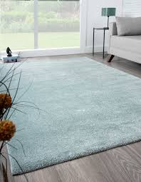simple short pile rug blue dd127046