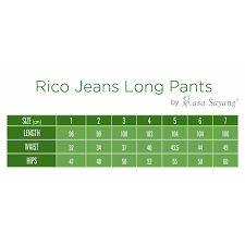 Rico Jeans Pants Seluar In Black