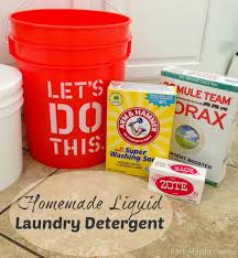 diy liquid laundry detergent