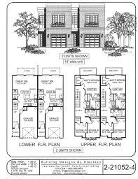 duplex house floor home building plans