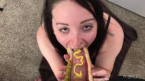 Sucking a Hotdog Dick and Eating Cum - Pornhub.com