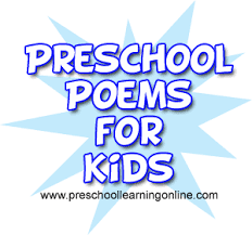 poems for kids pre learning