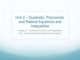 Ppt Unit 2 Quadratic Polynomial