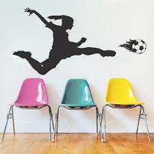 Soccer Girl Wall Decal Trendy Wall