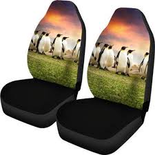 Penguins Car Seat Covers Set Of 2 2