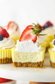 easy mini cheesecakes life love and