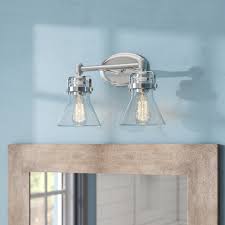 Williston Forge Nicastro 2 Light Dimmable Polished Chrome Vanity Light Reviews Wayfair