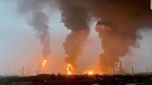 Fire At Shanghai Petrochemical Complex