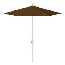 7 5 Patio Umbrella Matted White Pole