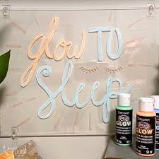 Make A Diy Faux Neon Sign With Glow In