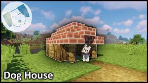 minecraft dog house tutorial you