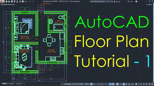 autocad simple floor plan for beginners