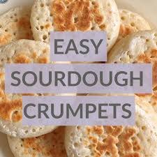 three ing sourdough crumpets