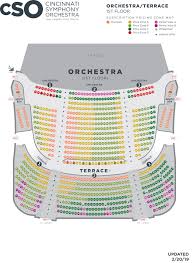 Cincinnati Music Hall Seating Chart Springer Auditorium