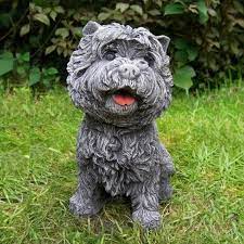 Westie Terrier Stone Cast Dog