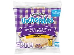 smuckers wheat uncrules pb g jelly sandwich 72 2 8 oz case
