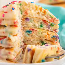 funfetti pancakes from a cake mix the