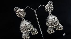 earrings oxidised jewelry