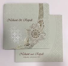 folder style wedding invitation card