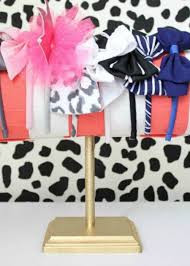 If you have little girls that wear a lot of headbands then you're going to love this diy! 5 Pretty Diy Head Band Holders For Baby Nursery Design Studio