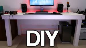 Browse a large selection of desks and furniture to suit your home office needs. Building A Custom Pc Desk No Visible Cables Youtube