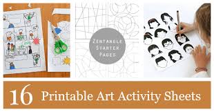 Get free printable coloring pages for kids. 16 Printable Art Activities For Kids To Encourage Creativity