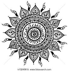 Ornament (art), any purely decorative element in architecture and the decorative arts. Beautiful Indian Ornament Clipart K13240615 Fotosearch