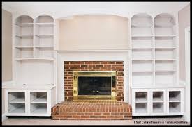 bookcases fireplace surround