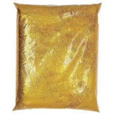 metalic light golden glitter powder