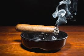 Cigar in Ashtray Photograph by Joe Belanger