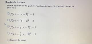 Solved Question 16 4 Points Find An