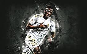 Game log, goals, assists, played minutes, completed passes and shots. Download Wallpapers Vinicius Junior Real Madrid Portrait Brazilian Soccer Player Midfielder Gray Stone Background La Liga Spain For Desktop Free Pictures For Desktop Free