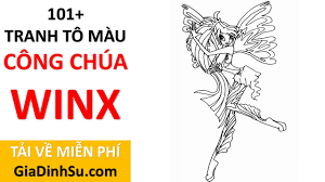 MIỄN PHÍ] download 101+ hình tô màu công chúa Winx cho bé - Công chúa Phép  thuật -tại Giadinhsu.com - YouTube