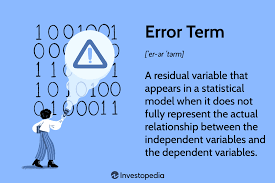 error term definition exle and