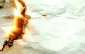 Image result for paper burning graphic
