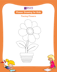 flower drawing for kids easy flower