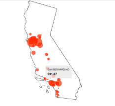 most dangerous cities in california