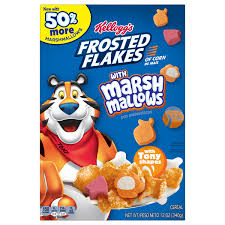 frosted flakes cereal with marshmallows
