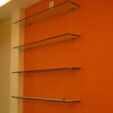 wall mounted glass shelf for home