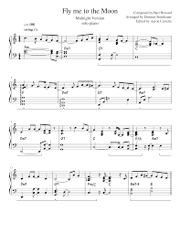 Download the sheet music for free : Fly Me To The Moon Sheet Music For Piano Solo Musescore Com