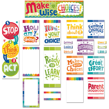 Details About Painted Palette Behavior Clip Chart Mini Bulletin Board Creative Teaching Press