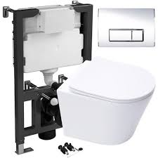 Wall Hung Rimless Toilet Pan Seat